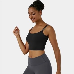 Halara Crop Top with Twist Back